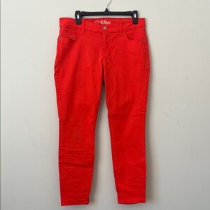 Old Navy Red Skinny Jeans sz 14